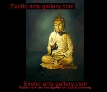 Original Artwork Hand Painted by Feng Shui Master oil on canvas. Buddha Painting Buddha Feng Shui Painting Abstract Art 12