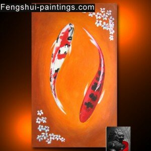 Feng Shui Fish Painting