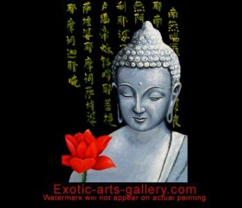Original Artwork Hand Painted by Feng Shui Master oil on canvas. Buddha Painting Buddha Feng Shui Painting Abstract Art 4