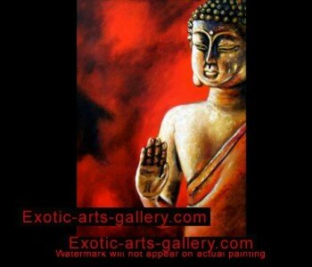 Original Artwork Hand Painted by Feng Shui Master oil on canvas. Buddha Painting Buddha Feng Shui Painting Abstract Art 10